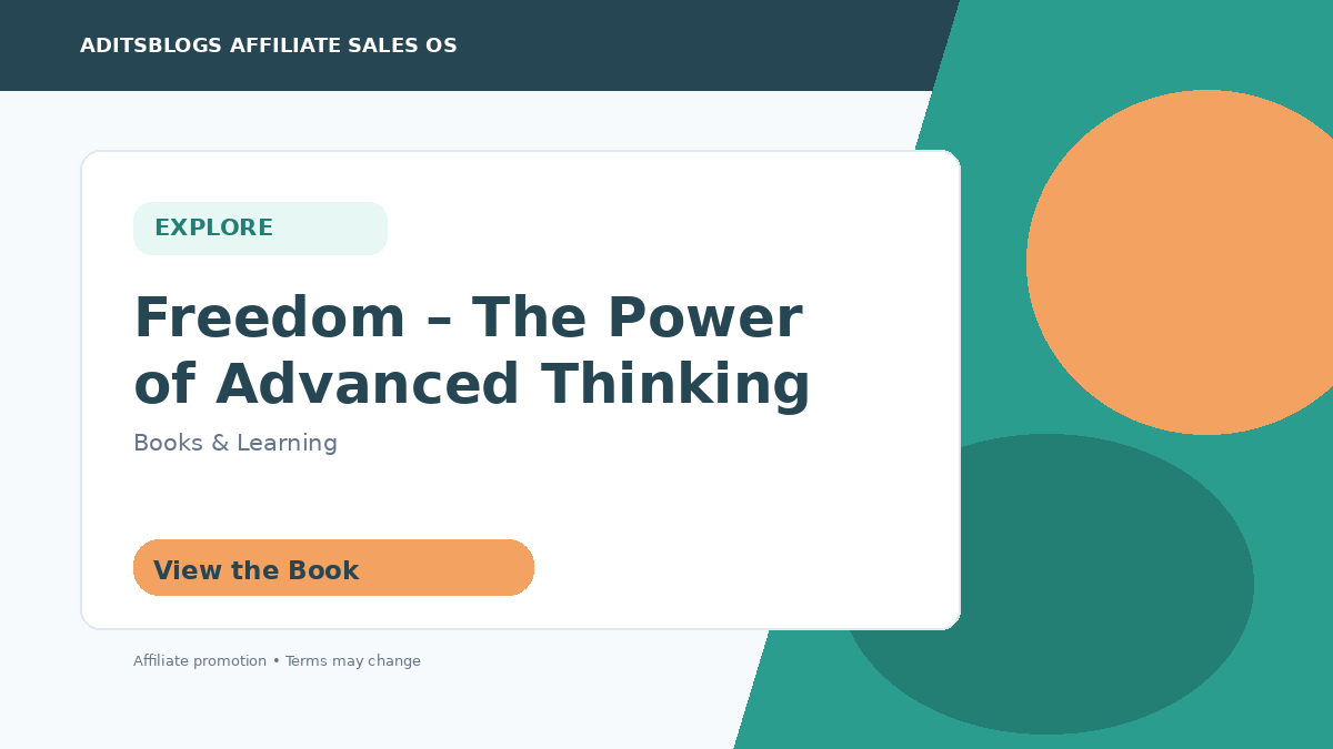 Explore Freedom – The Power of Advanced Thinking through AditsBlogs