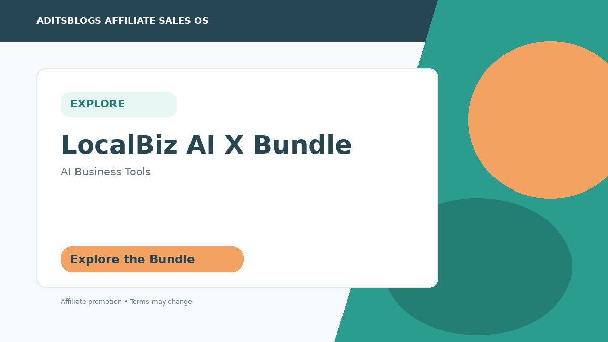 Explore LocalBiz AI X Bundle through AditsBlogs