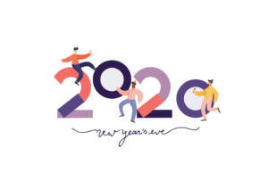 Download and send new year stickers for free