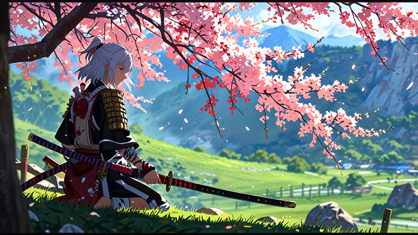 Free Wallpaper Download 11 Samurai at night city lights wallpaper by aditsblogs.com