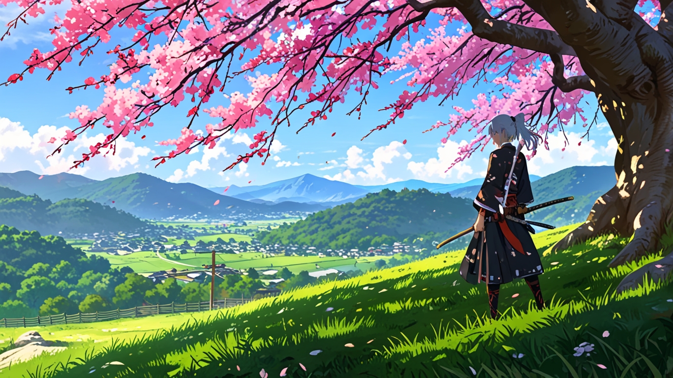 Free Wallpaper Download 13 Silhouette samurai dusk wallpaper by aditsblogs.com