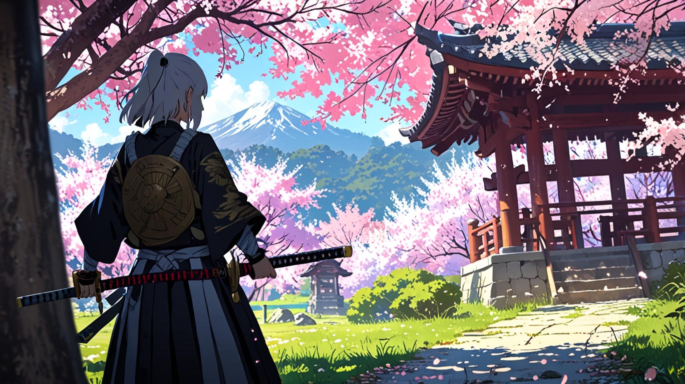 Free Wallpaper Download 14 Samurai walking into storm wallpaper by aditsblogs.com