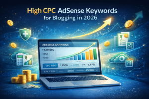 High CPC AdSense Keywords for Blogging in 2026: Real Data, Charts & Profitable Niches