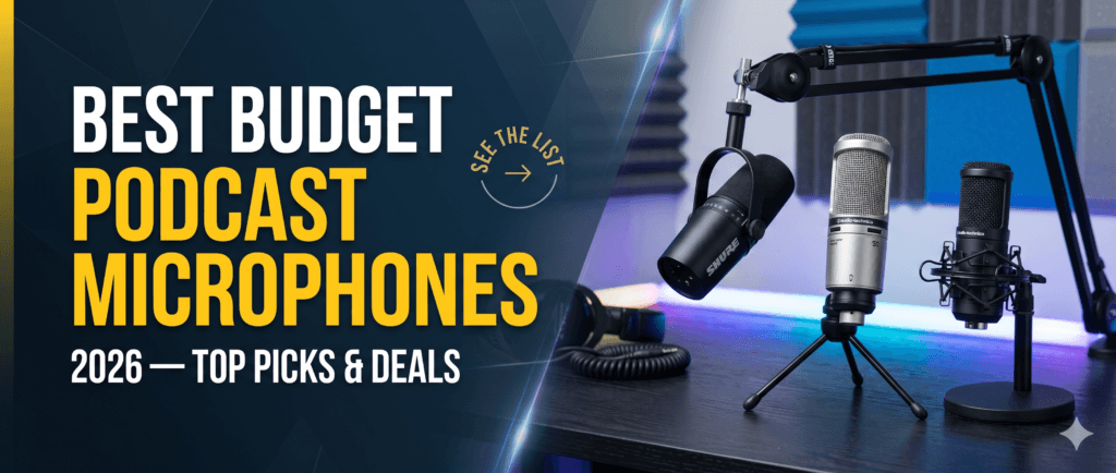Best Budget Podcast Microphones 2026 — Top Picks & Deals 1 Tech