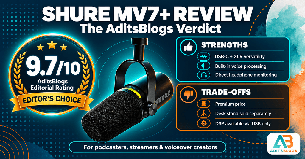 Shure MV7+ Review
