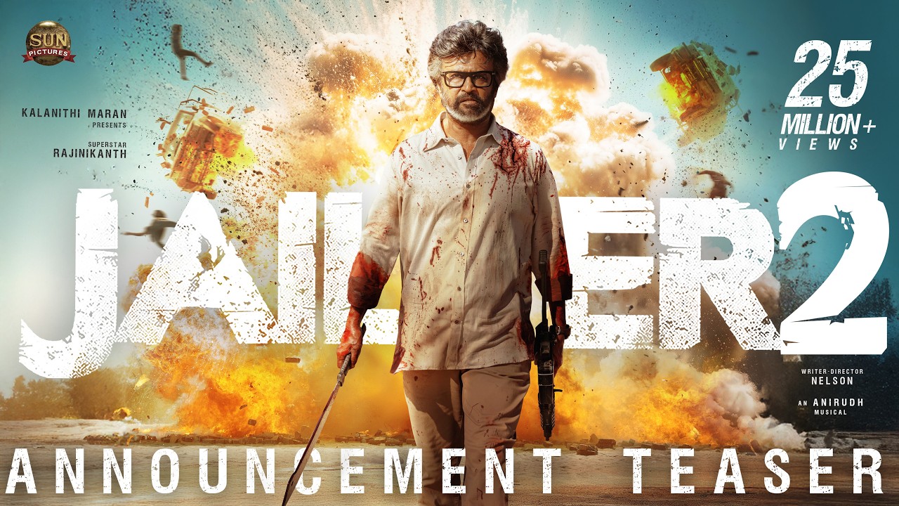 Jailer 2: Rajinikanth, Tiger’s Authority and the Sequel’s Critical Challenge 3 Promotional artwork for the Jailer 2 announcement from Sun TV